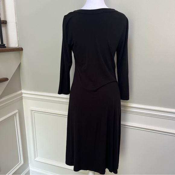 Karen Kane Classic Black Midi Dress S - Picture 3 of 6